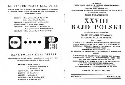 Rajd Polski - 1968r